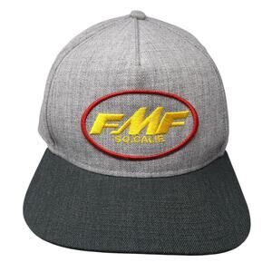 FMF So. Calif. Snapback 5 Panel Cap Gray One Size Adjustable Embroidered Outdoor